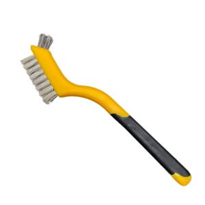 Stainless Steel Wire Brush (Yellow)